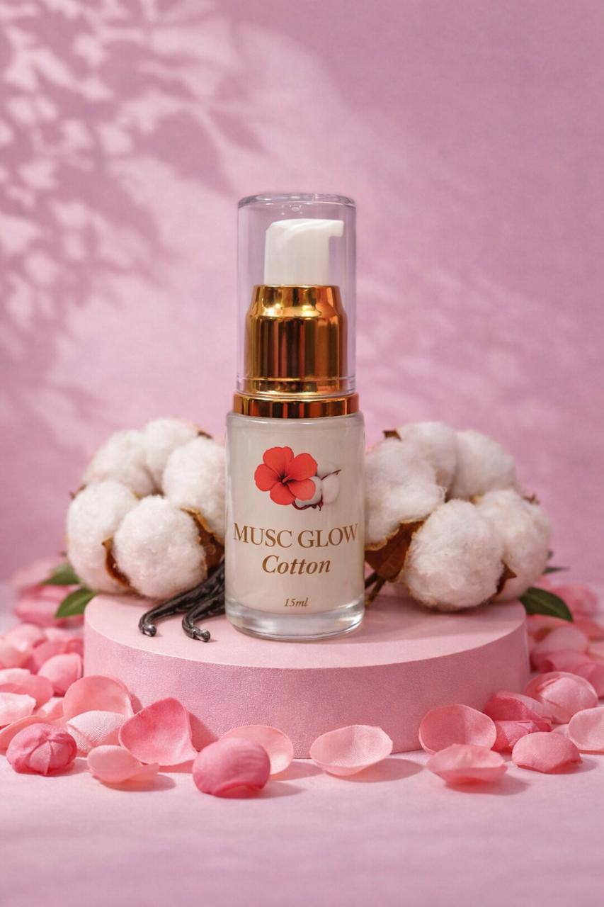 🤍 Musc Glow – Coton Pur